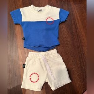 Olive + scout never grow up, matching set short sleeves and shorts